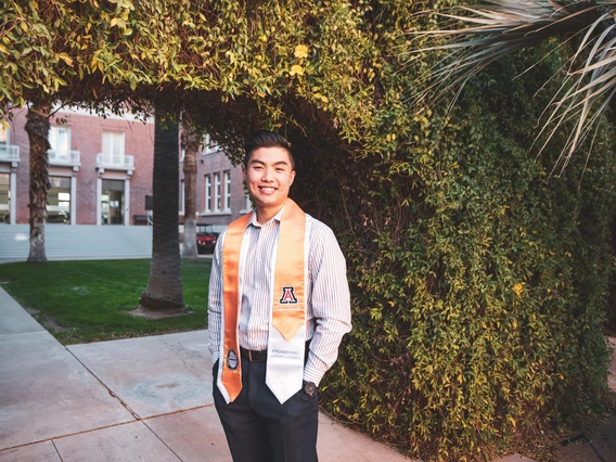Brandon Nguyen, outstanding senior in biomedical engineering