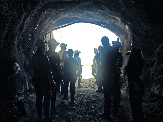 Mining engineering trip to student-run San Xavier Mine