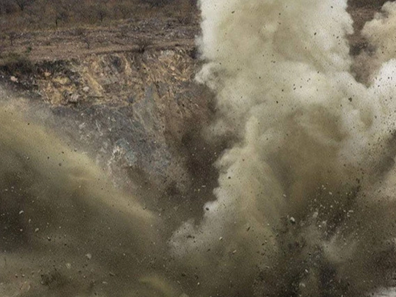 Dirt explosion