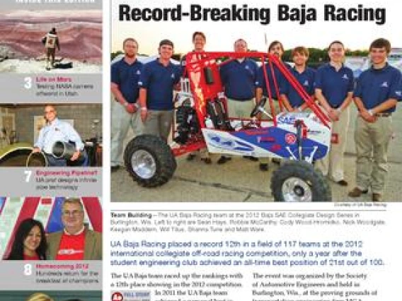 Cover image for Arizona Engineer Fall 2012