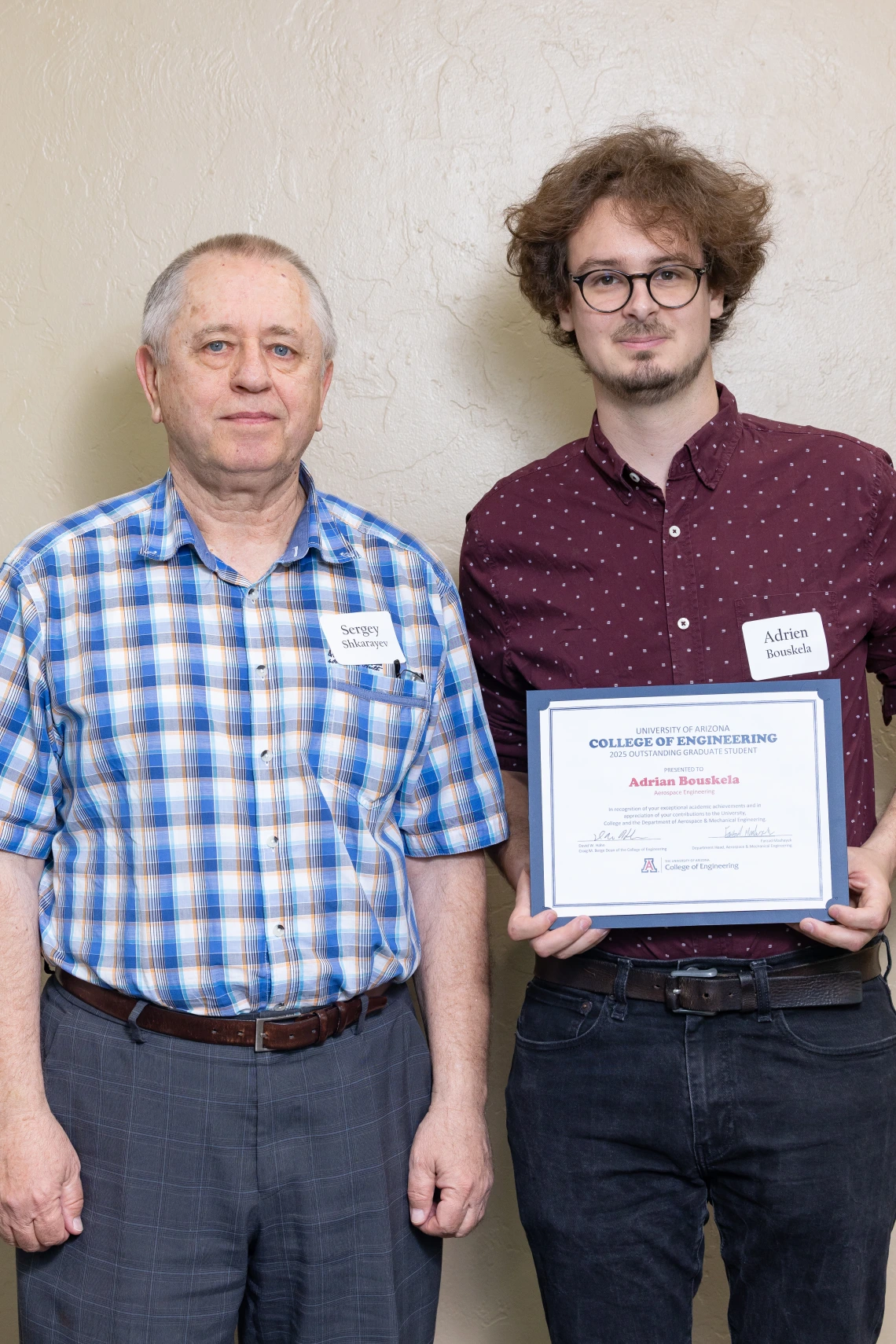 Sergey Shkarayev, Adrien Bouskela