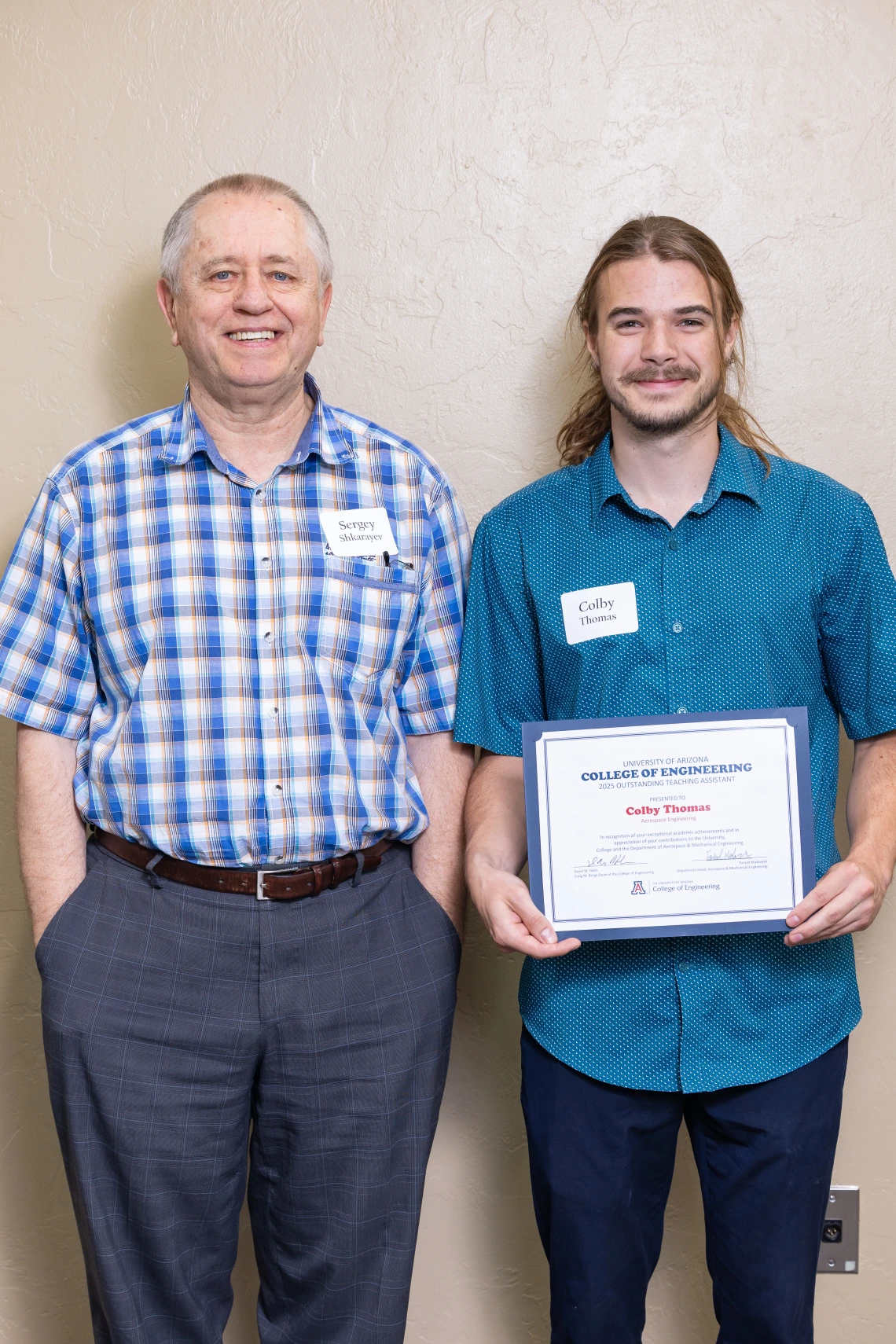 Sergey Shkarayev, Colby Thomas