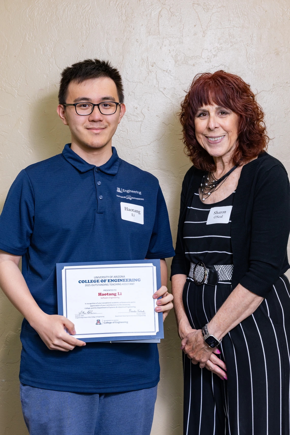 Haotang Li, Sharon ONeal