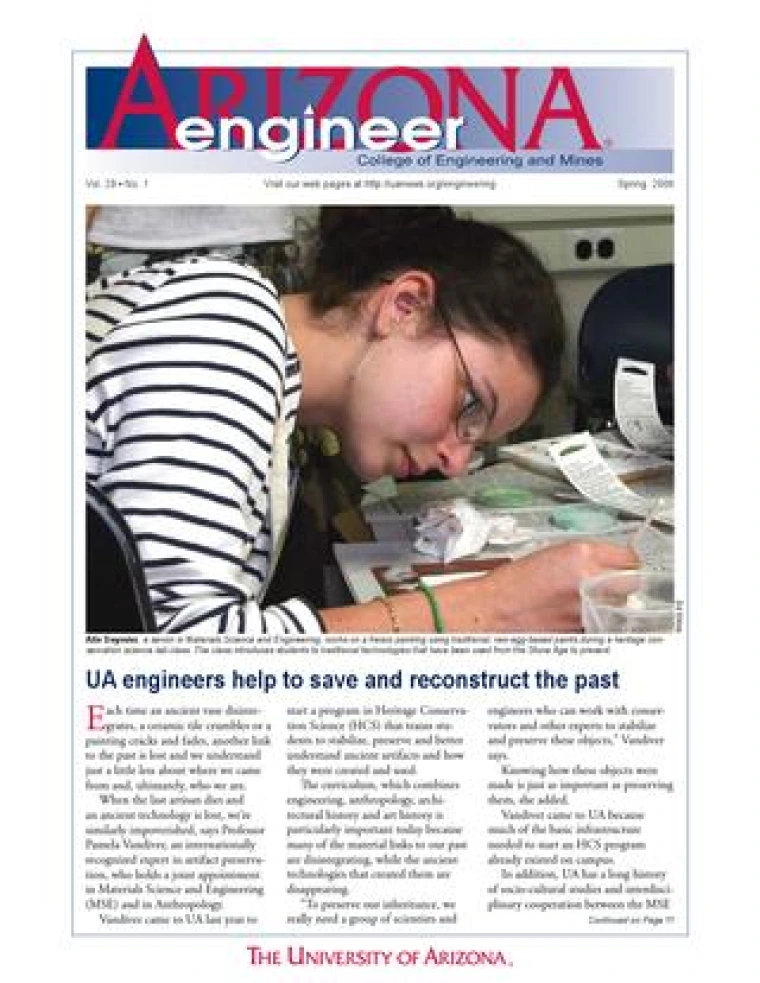 Cover image for Arizona Engineer Spring 2006